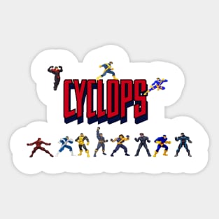 Cyke Costumes Sticker